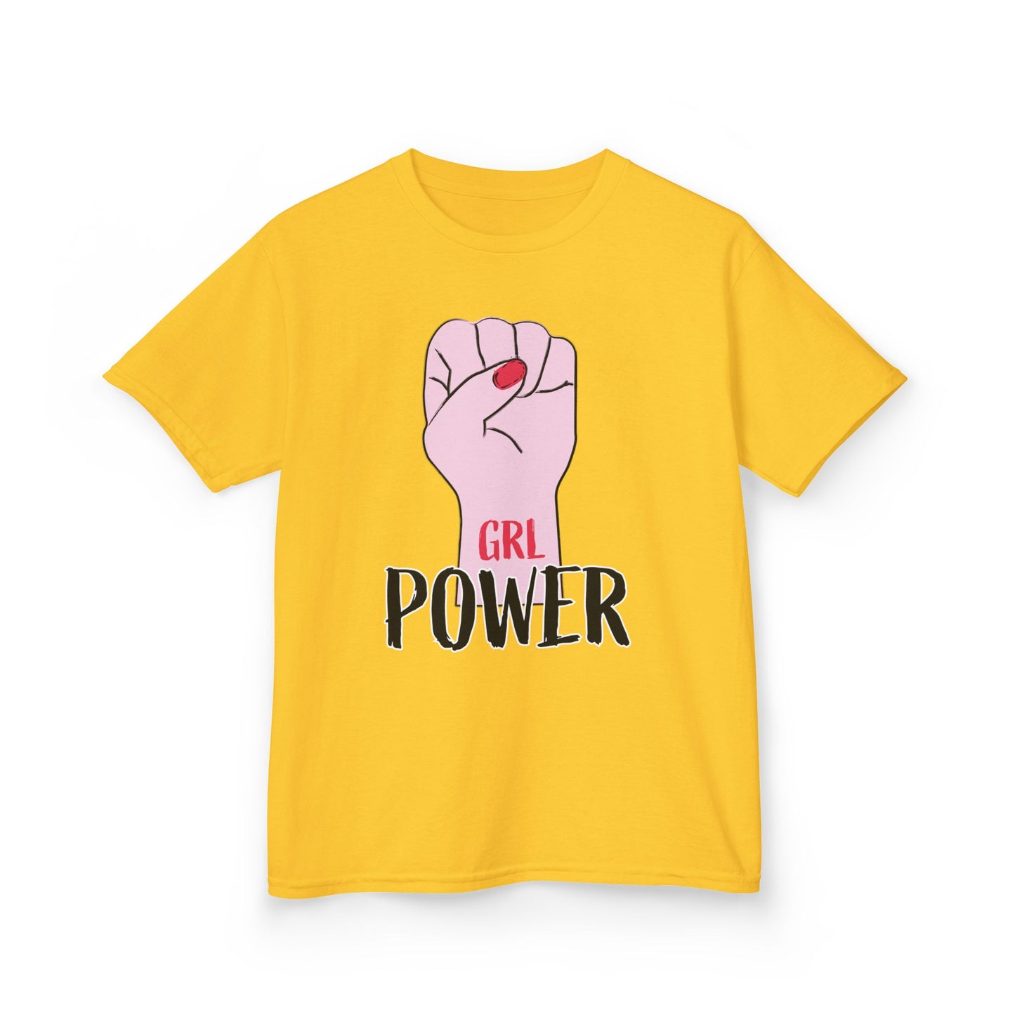 Girls Power Fist Tee - Kids Heavy Cotton™ T-Shirt