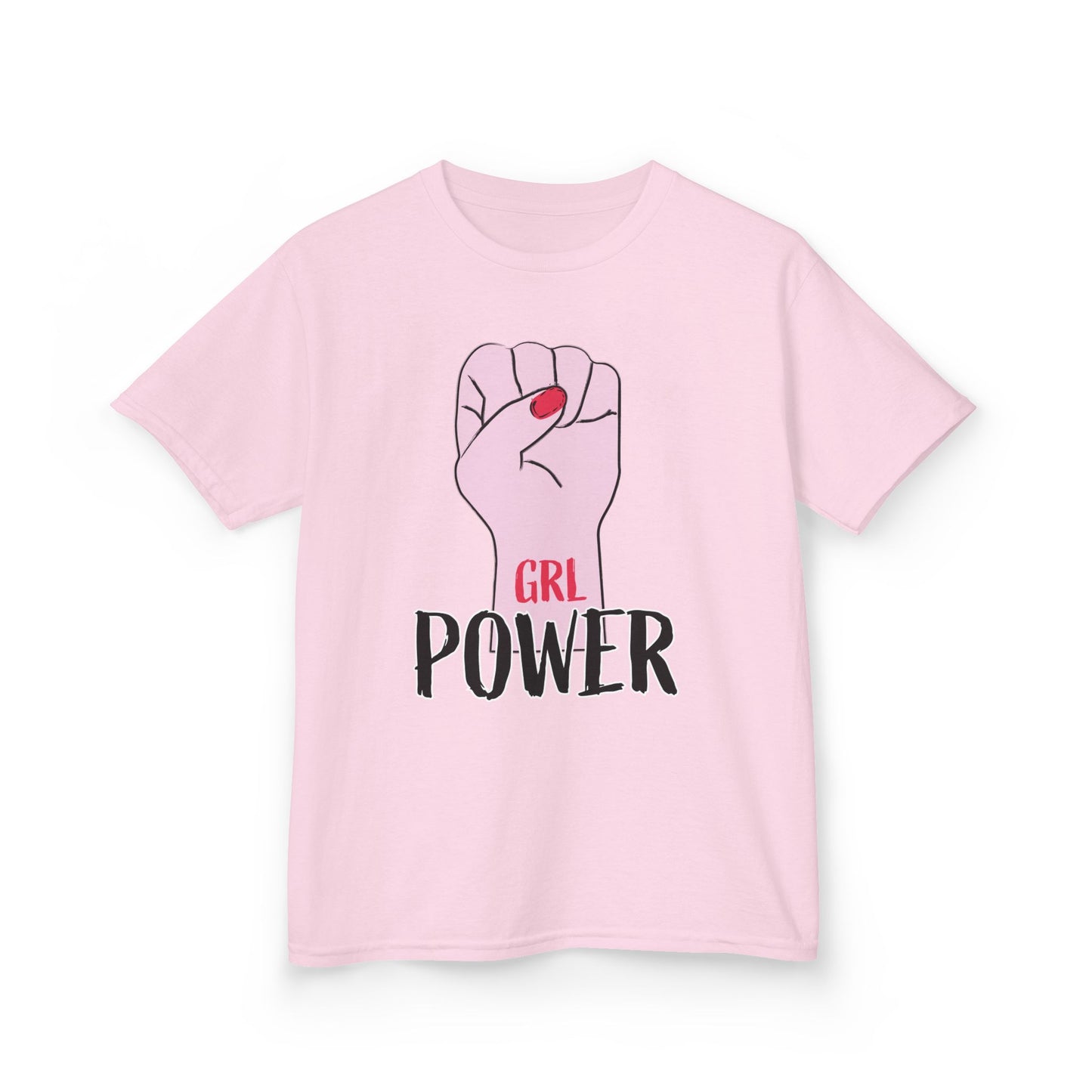 Girls Power Fist Tee - Kids Heavy Cotton™ T-Shirt