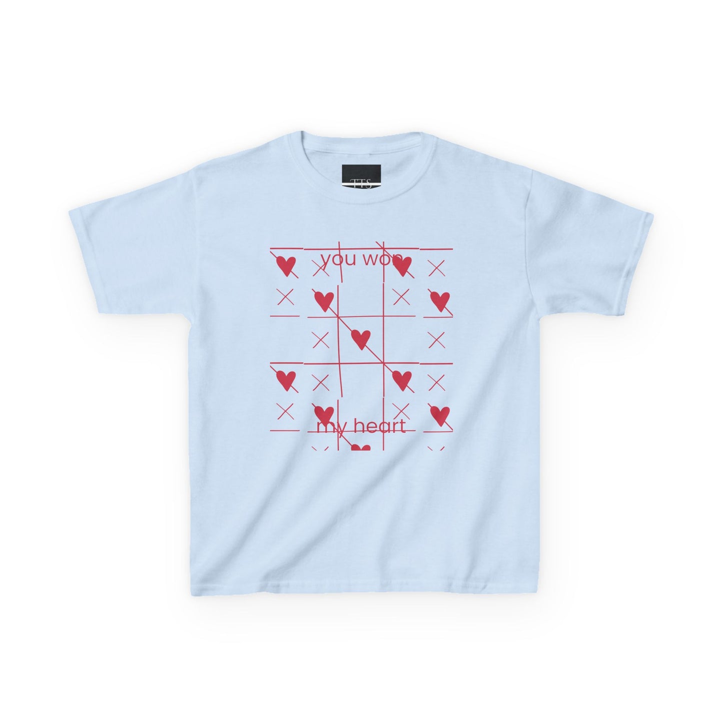 Kids Heart Themed Tee - "You Won My Heart"