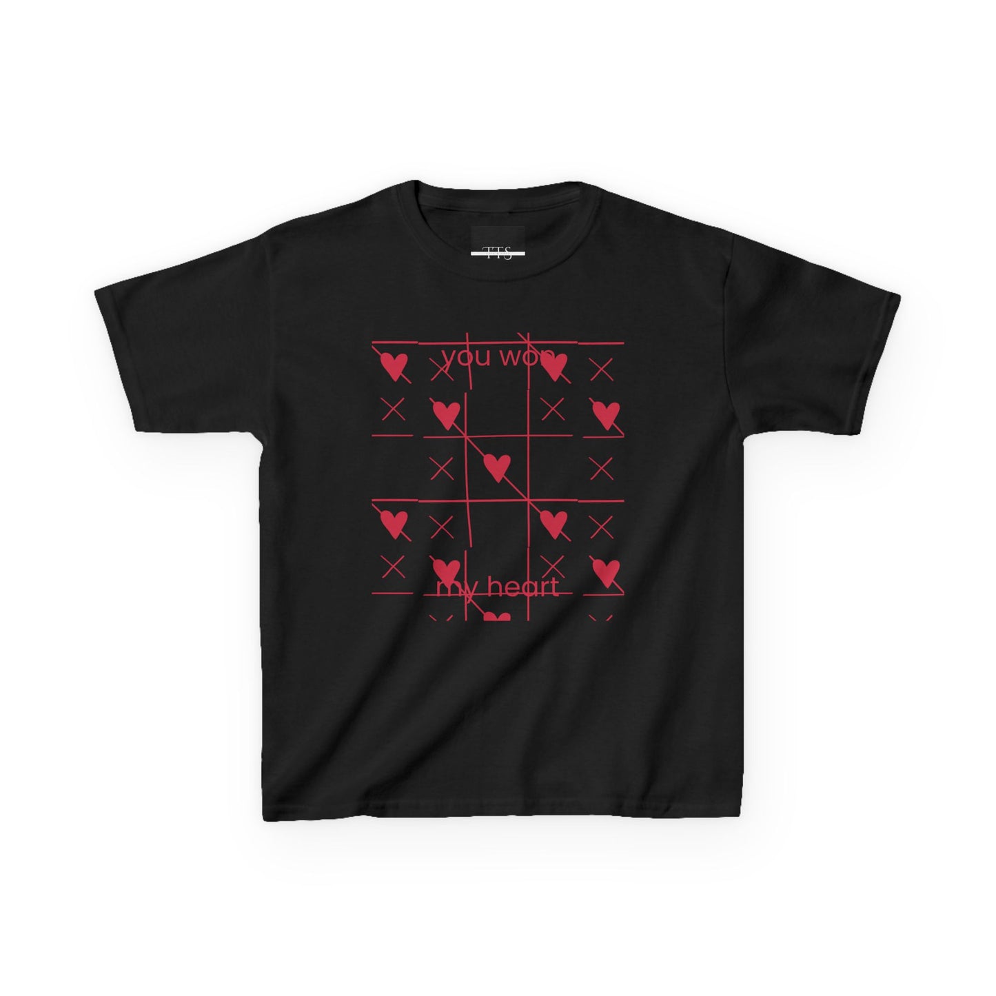 Kids Heart Themed Tee - "You Won My Heart"