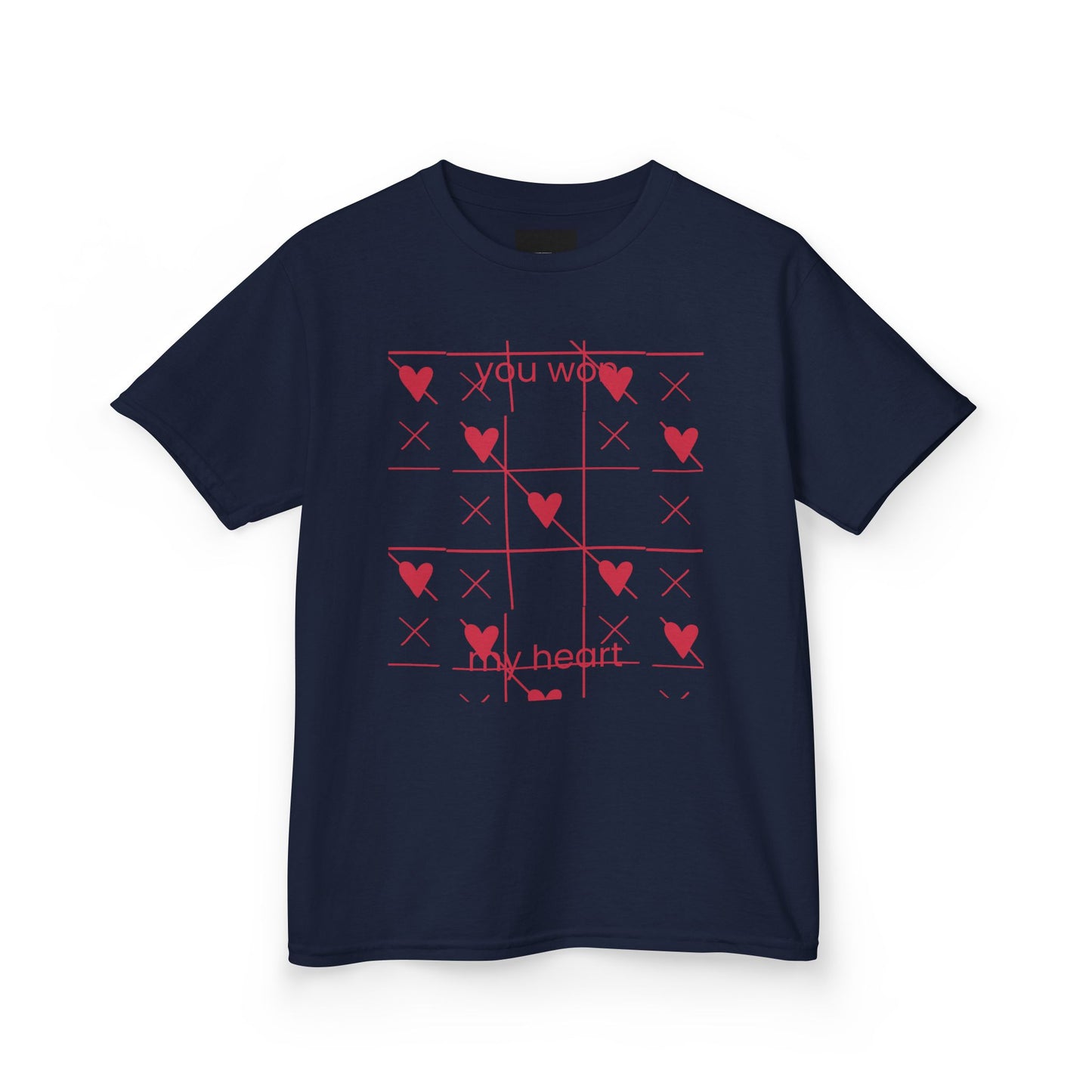 Kids Heart Themed Tee - "You Won My Heart"