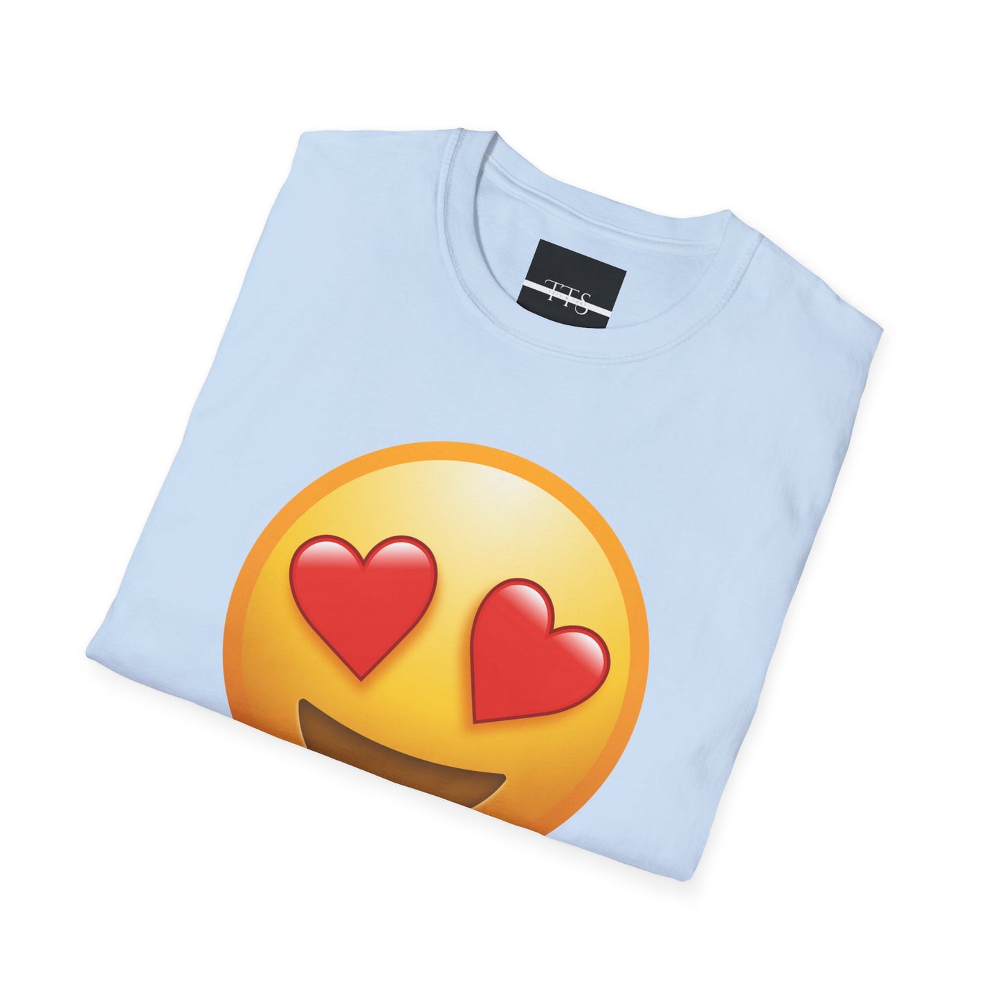 Love You Emoji Unisex Softstyle T-Shirt - Perfect Gift for Couples & Friends