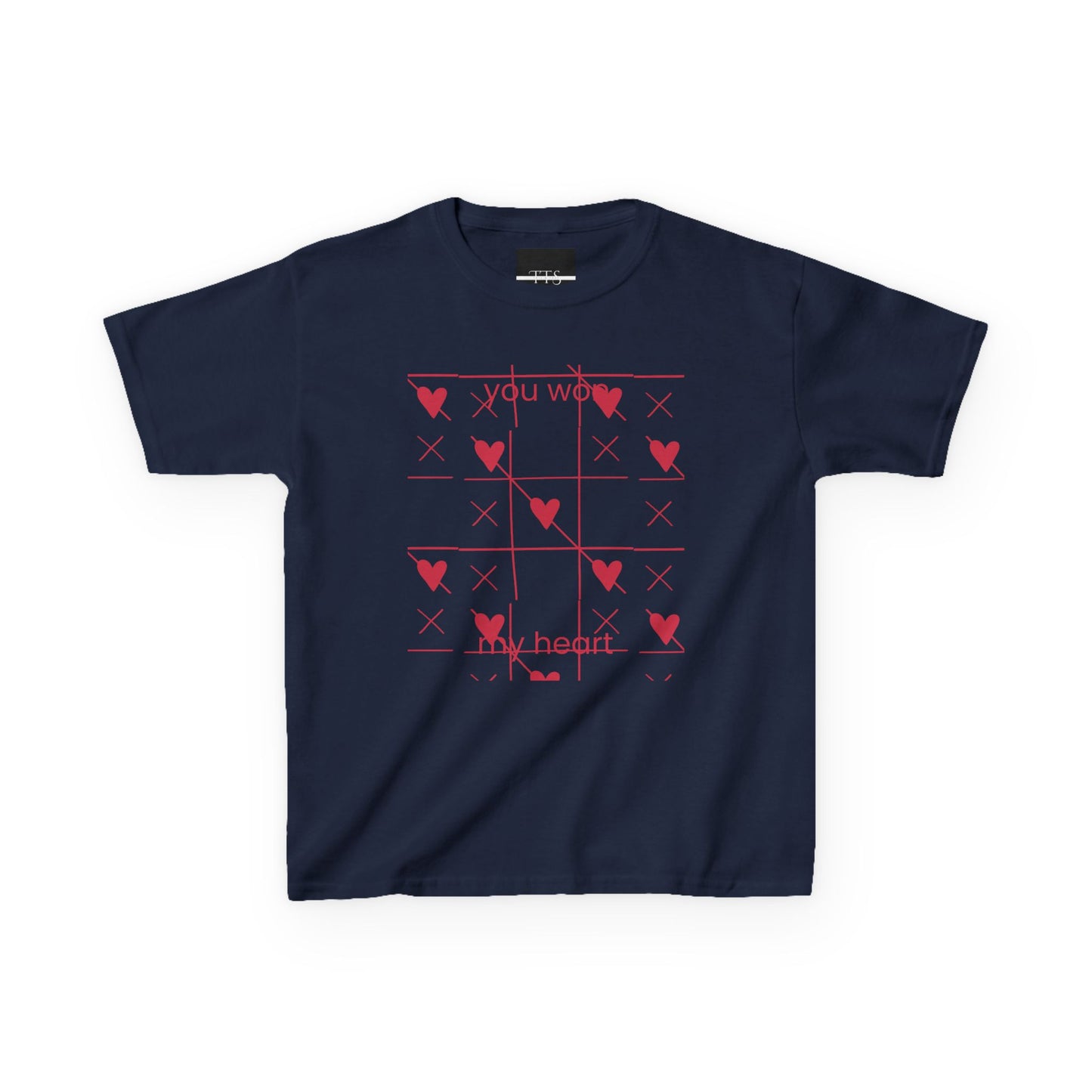 Kids Heart Themed Tee - "You Won My Heart"