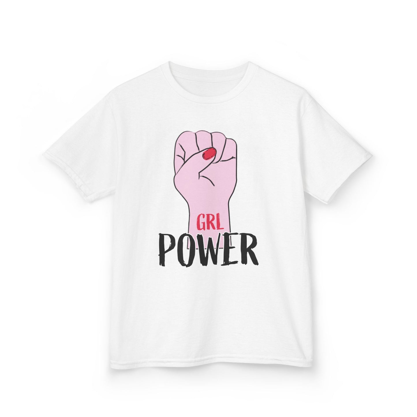 Girls Power Fist Tee - Kids Heavy Cotton™ T-Shirt