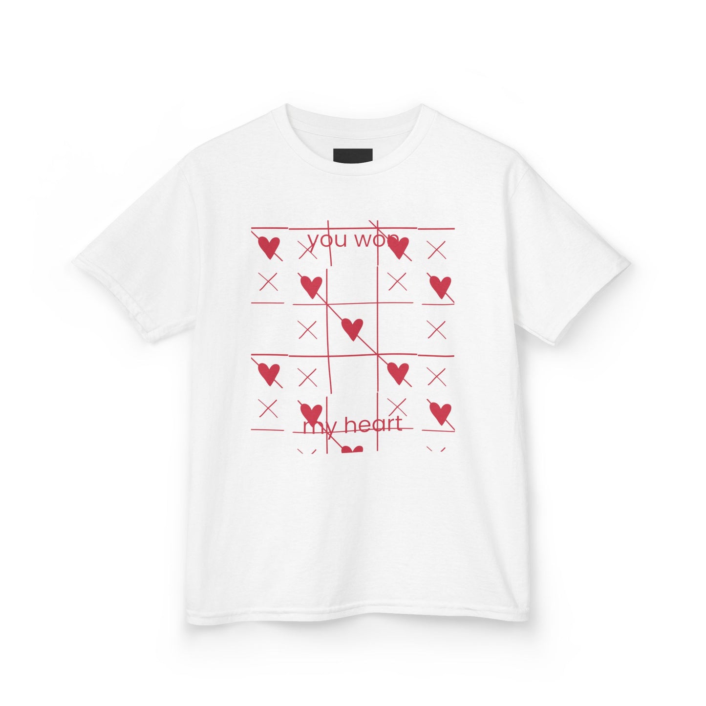 Kids Heart Themed Tee - "You Won My Heart"