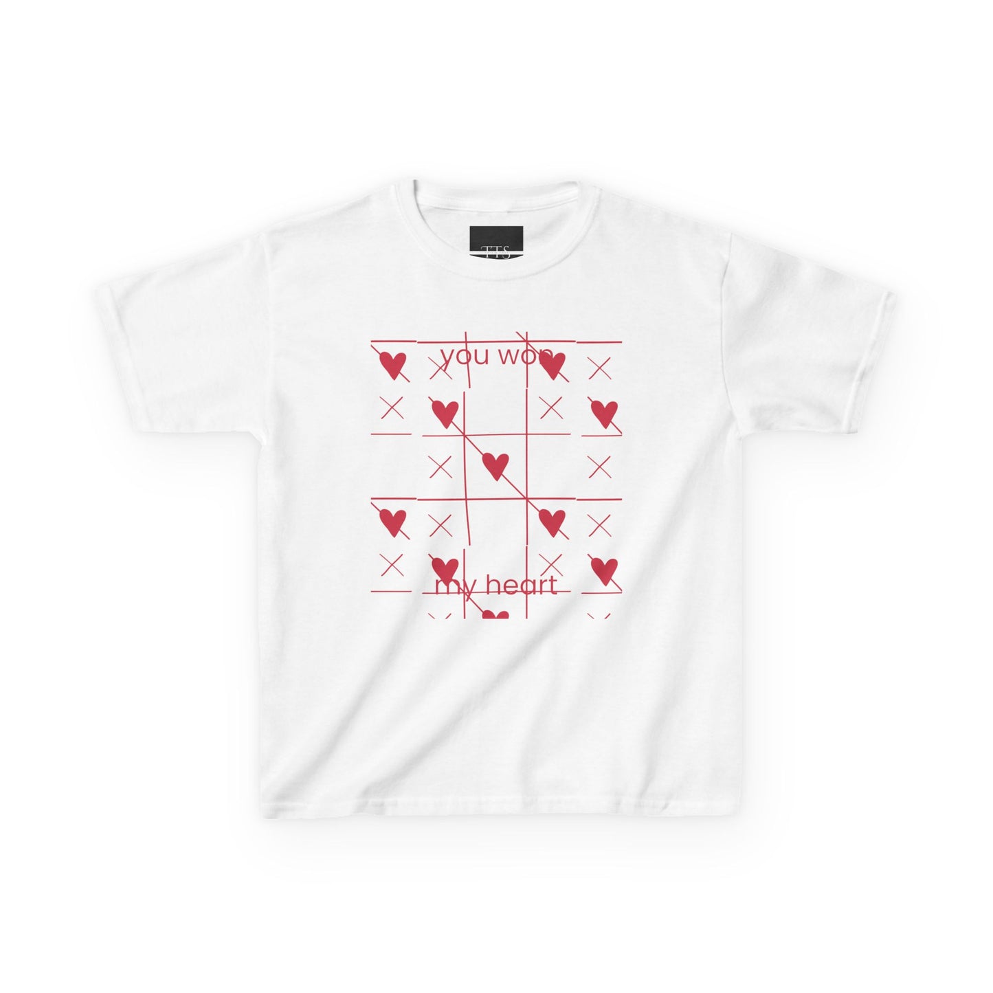 Kids Heart Themed Tee - "You Won My Heart"