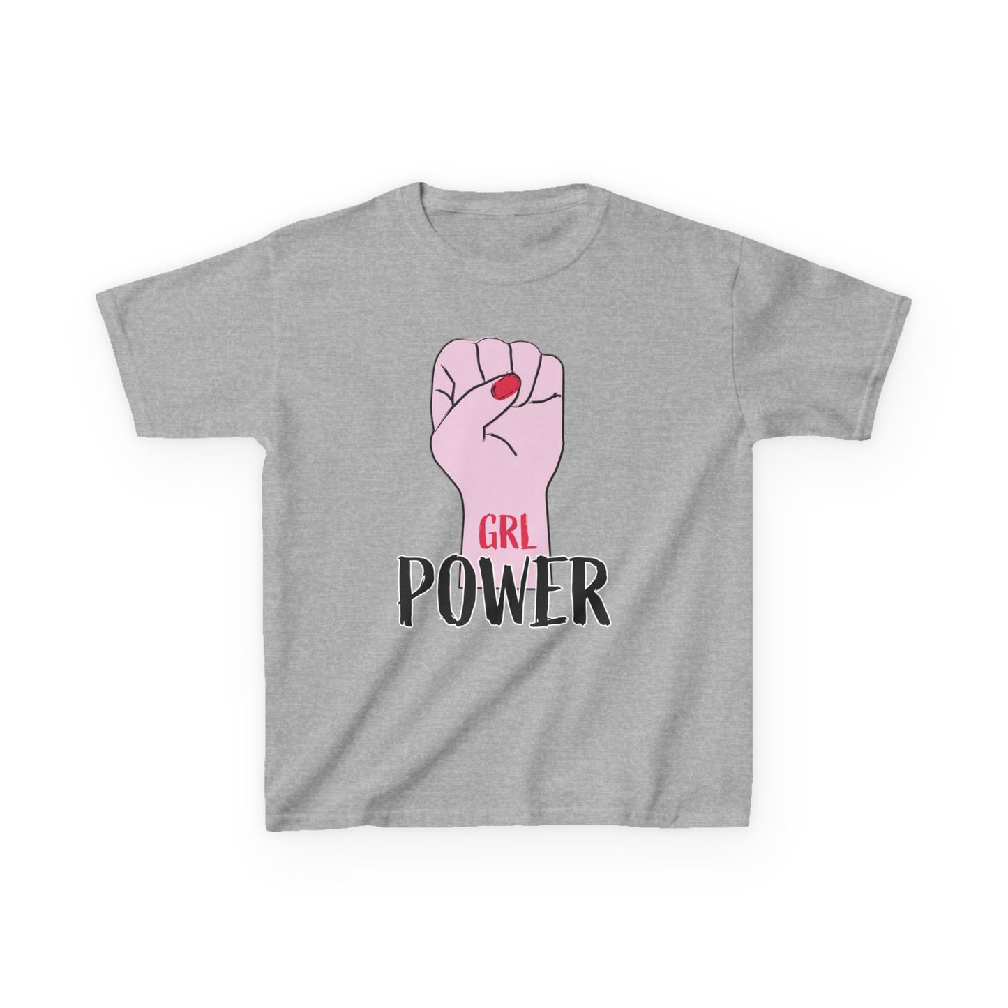 Girls Power Fist Tee - Kids Heavy Cotton™ T-Shirt