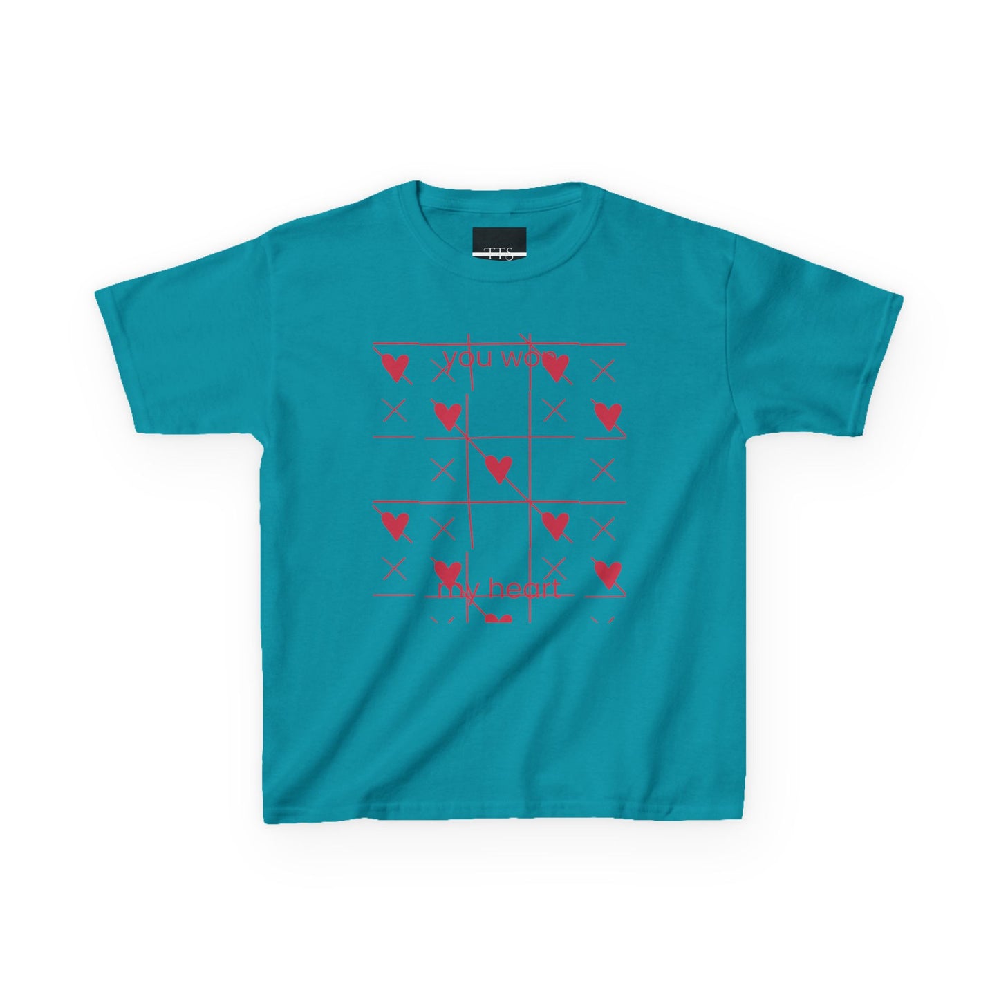 Kids Heart Themed Tee - "You Won My Heart"