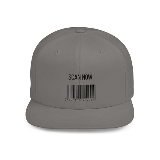 Snapback Cap Scan Now Design