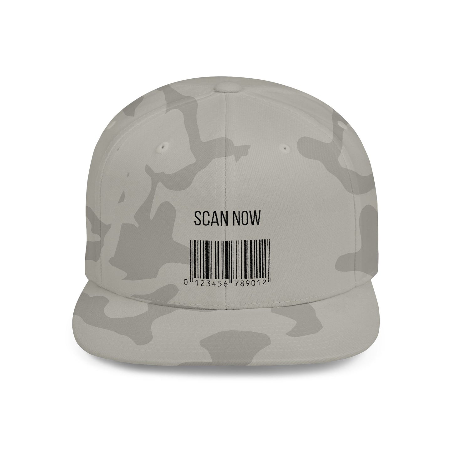 Snapback Cap Scan Now Design