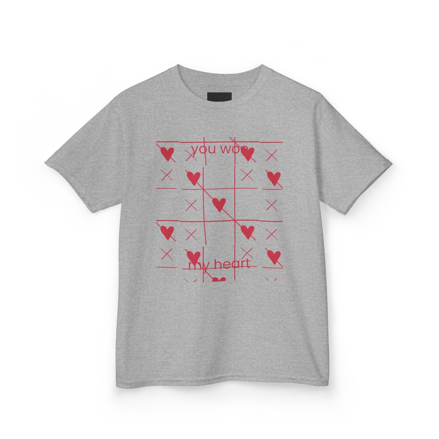 Kids Heart Themed Tee - "You Won My Heart"