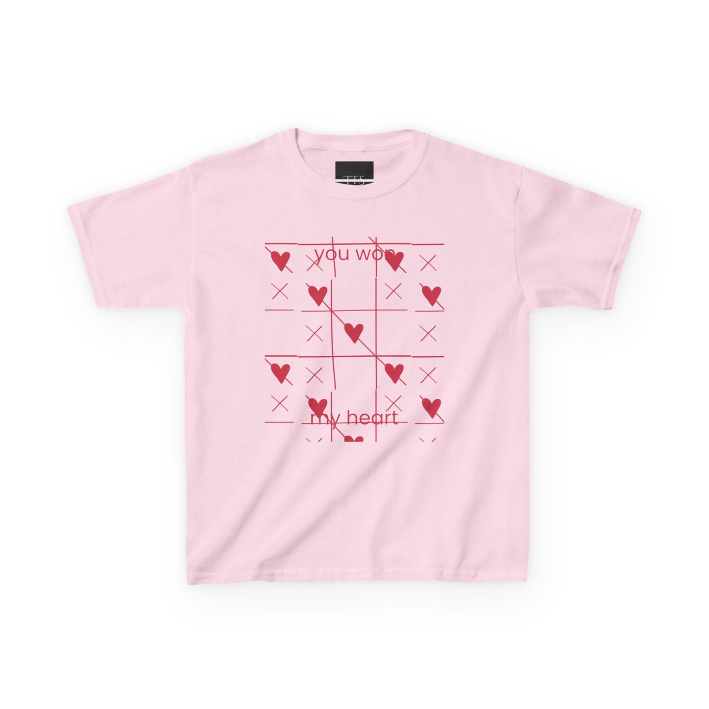 Kids Heart Themed Tee - "You Won My Heart"