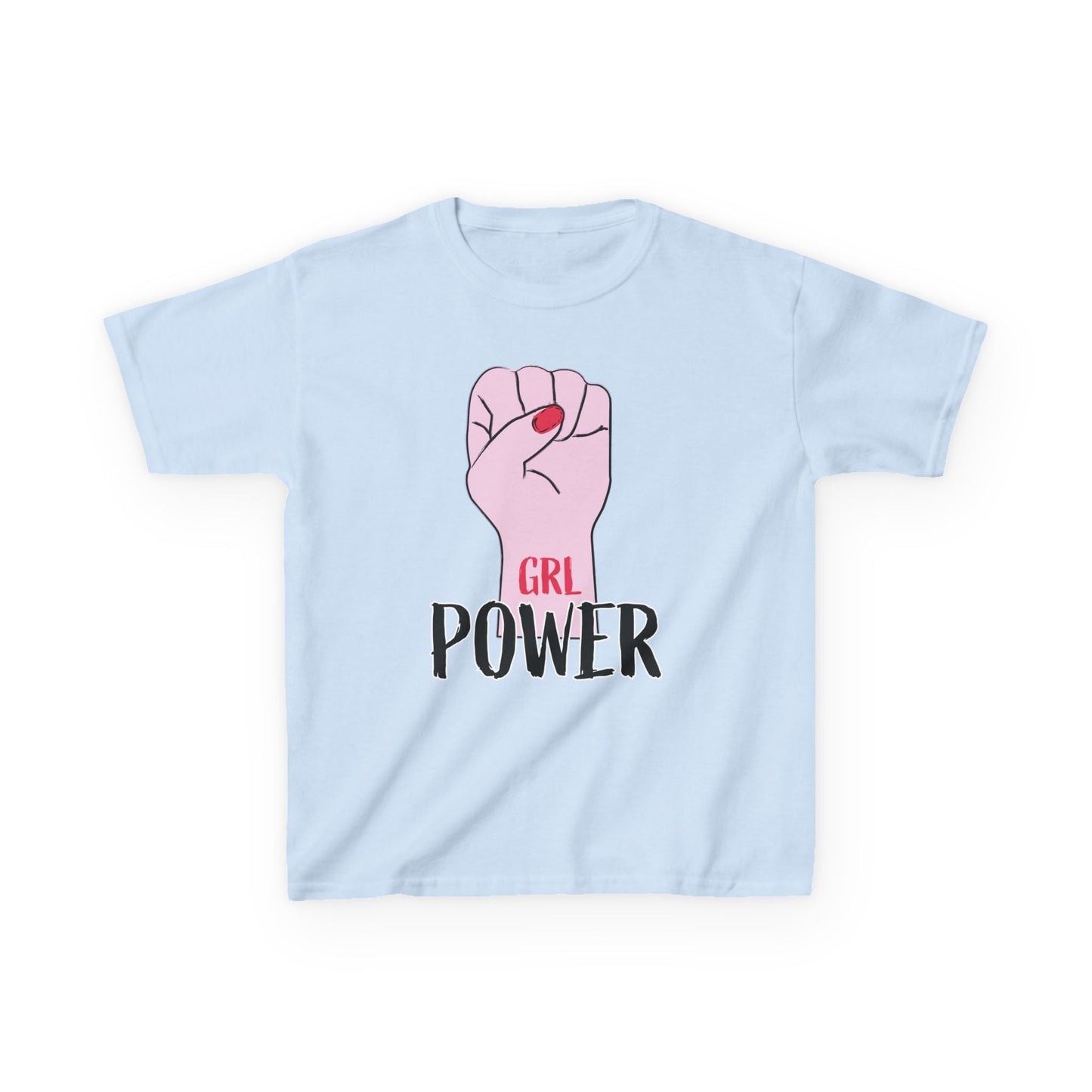 Girls Power Fist Tee - Kids Heavy Cotton™ T-Shirt