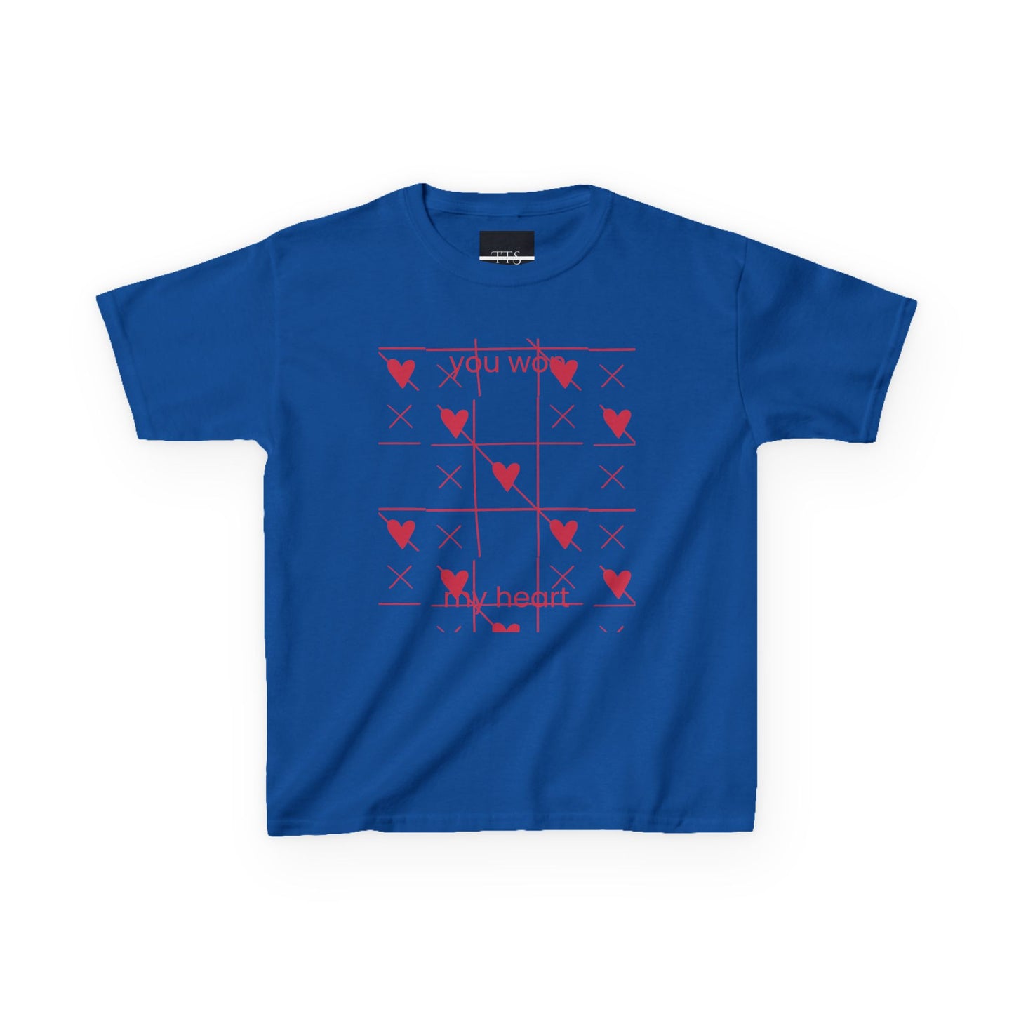 Kids Heart Themed Tee - "You Won My Heart"