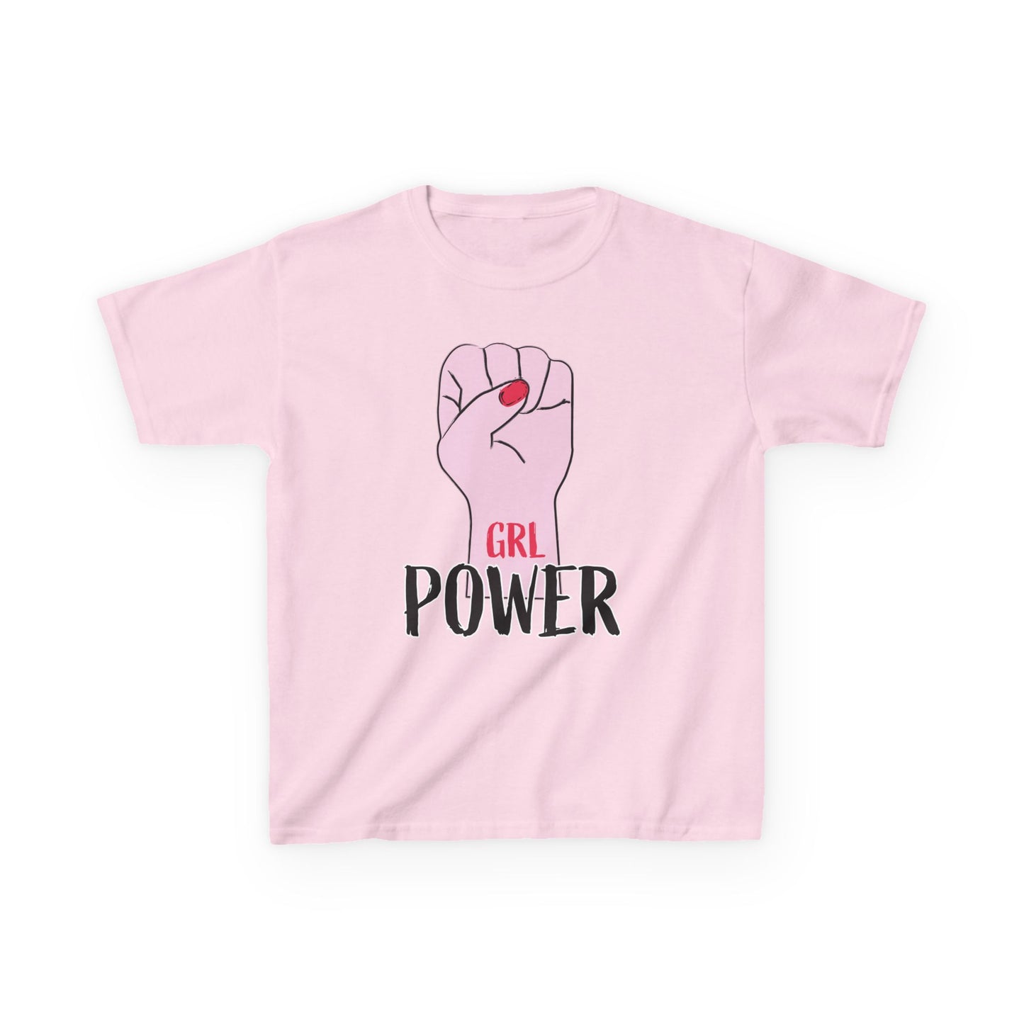 Girls Power Fist Tee - Kids Heavy Cotton™ T-Shirt