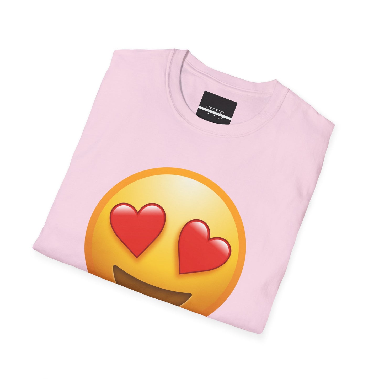 Love You Emoji Unisex Softstyle T-Shirt - Perfect Gift for Couples & Friends