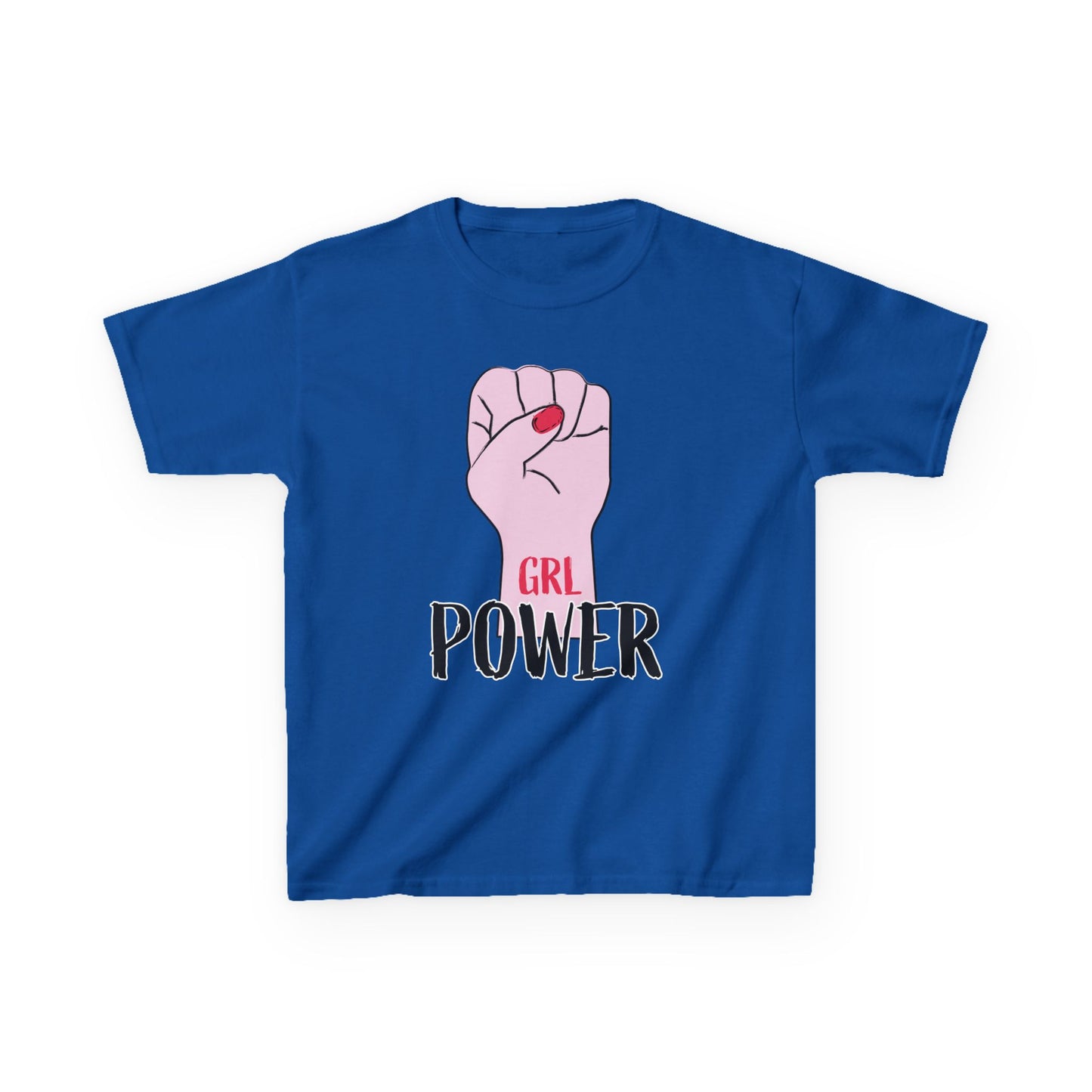 Girls Power Fist Tee - Kids Heavy Cotton™ T-Shirt