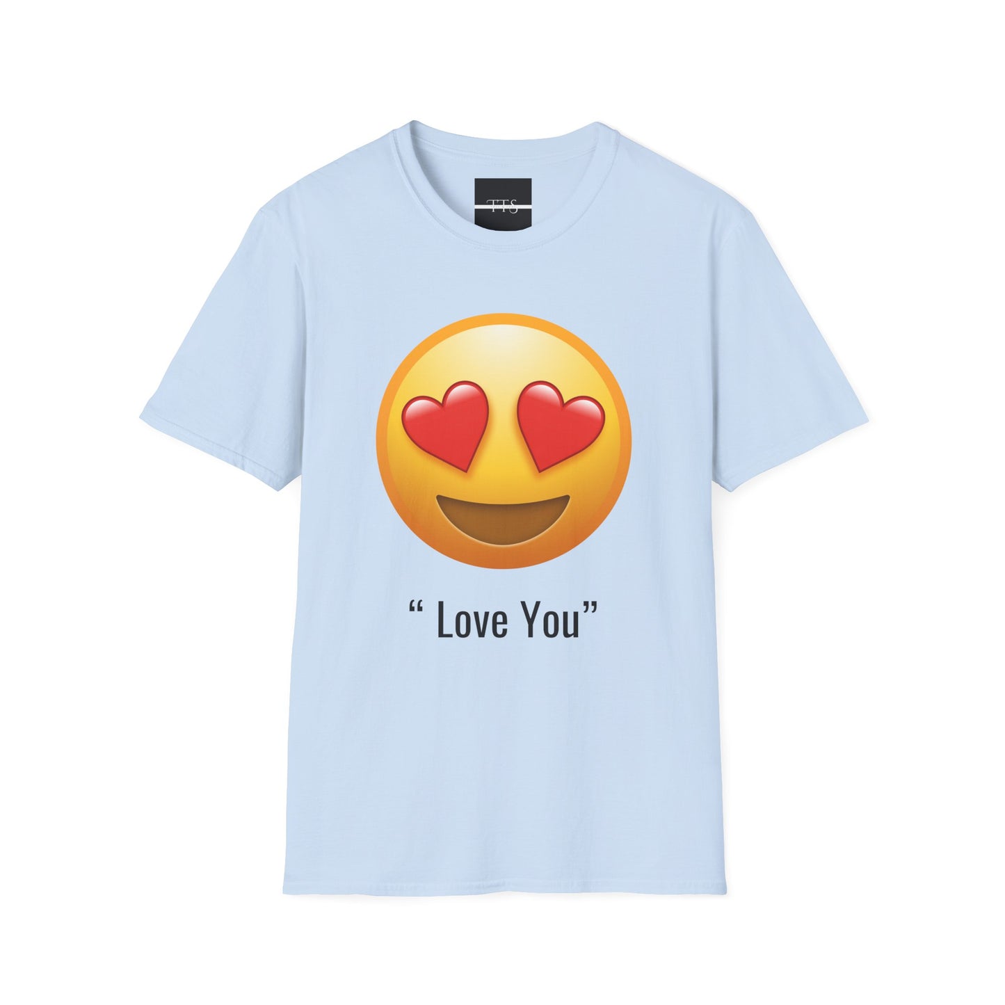 Love You Emoji Unisex Softstyle T-Shirt - Perfect Gift for Couples & Friends